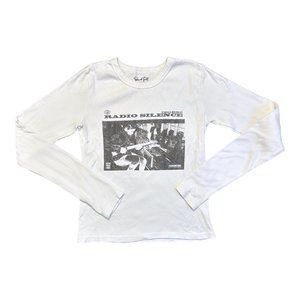 Brandy Melville Radio Silence Long Sleeve Tee
